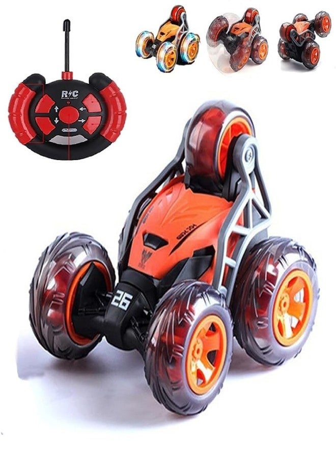 براند كونكور سيارات كونكر القابلة لإعادة الشحن للتحكم عن بعد للأطفال، سيارة بخمس عجلات تعمل بجهاز تحكم عن بعد بتردد 2.4 جيجاهرتز، سيارة سباق عالية السرعة تدور 360 درجة، ألعاب قيادة للأولاد والبنات (سيارات حمراء) - Image 1